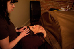 Steam embrace massage at Elixir Mind Body Massage