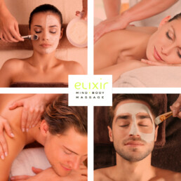 massage and facial collage