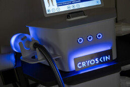 Cryoskin machine cooling down