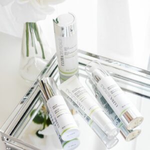 Ultraceuticals skincare on a mirrored container