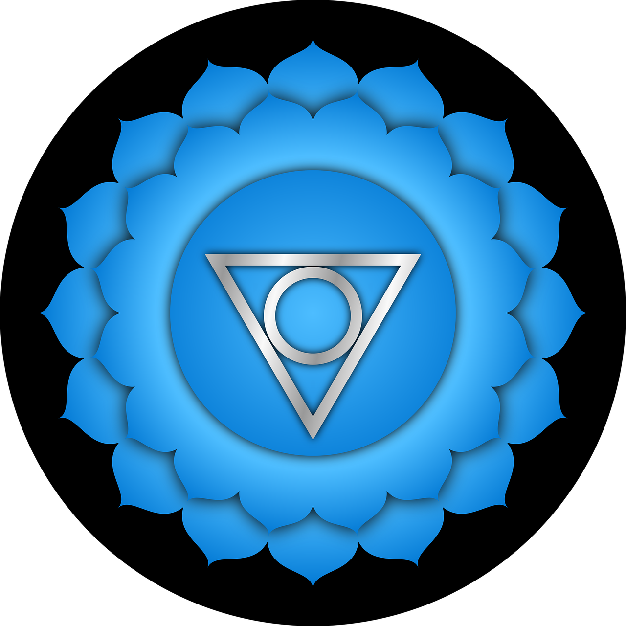 Throat Chakra blue image